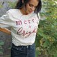 Glitter Merry + Bright T- Shirt