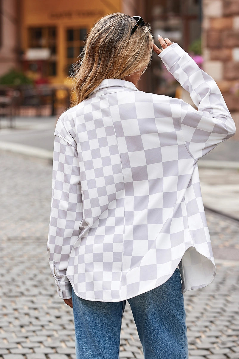 Checker Me Crazy Shacket