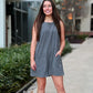 Effortless Mineral Wash Romper - Charcoal