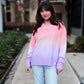 Terry V-Neck Pullover- Sunrise