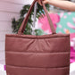 Carry All Puffer Tote- Very Busy