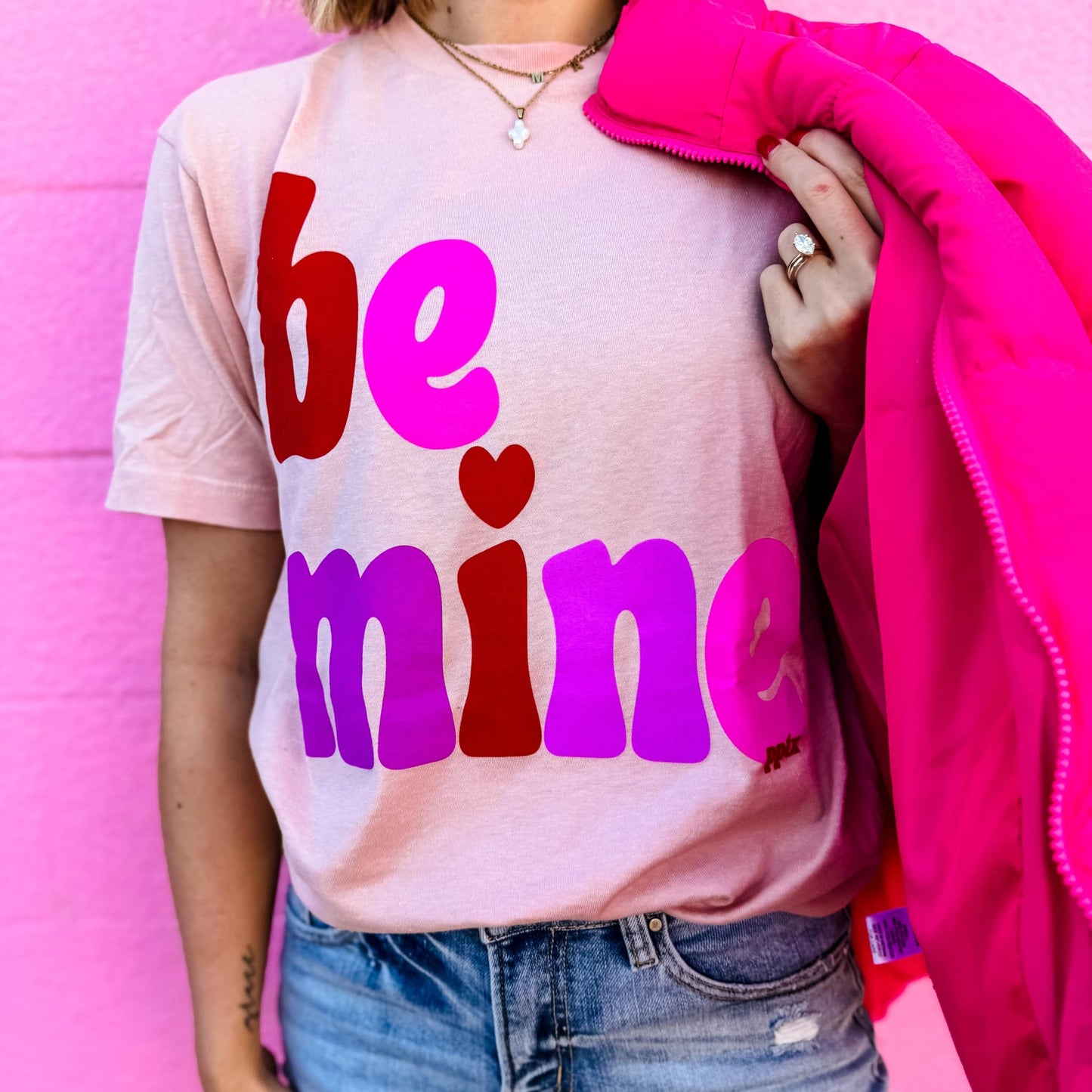 Be Mine Pink Tee