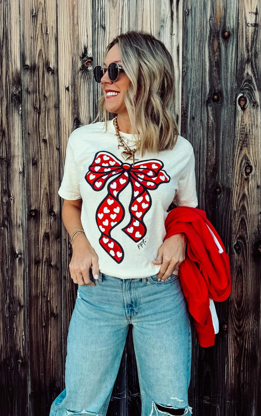 Big Heart Big Bow Tee