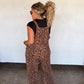 Cheetah Karli Boho Overalls