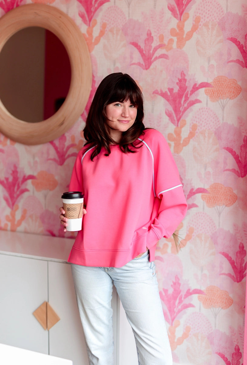 Do Your Best Pullover - (Coral)