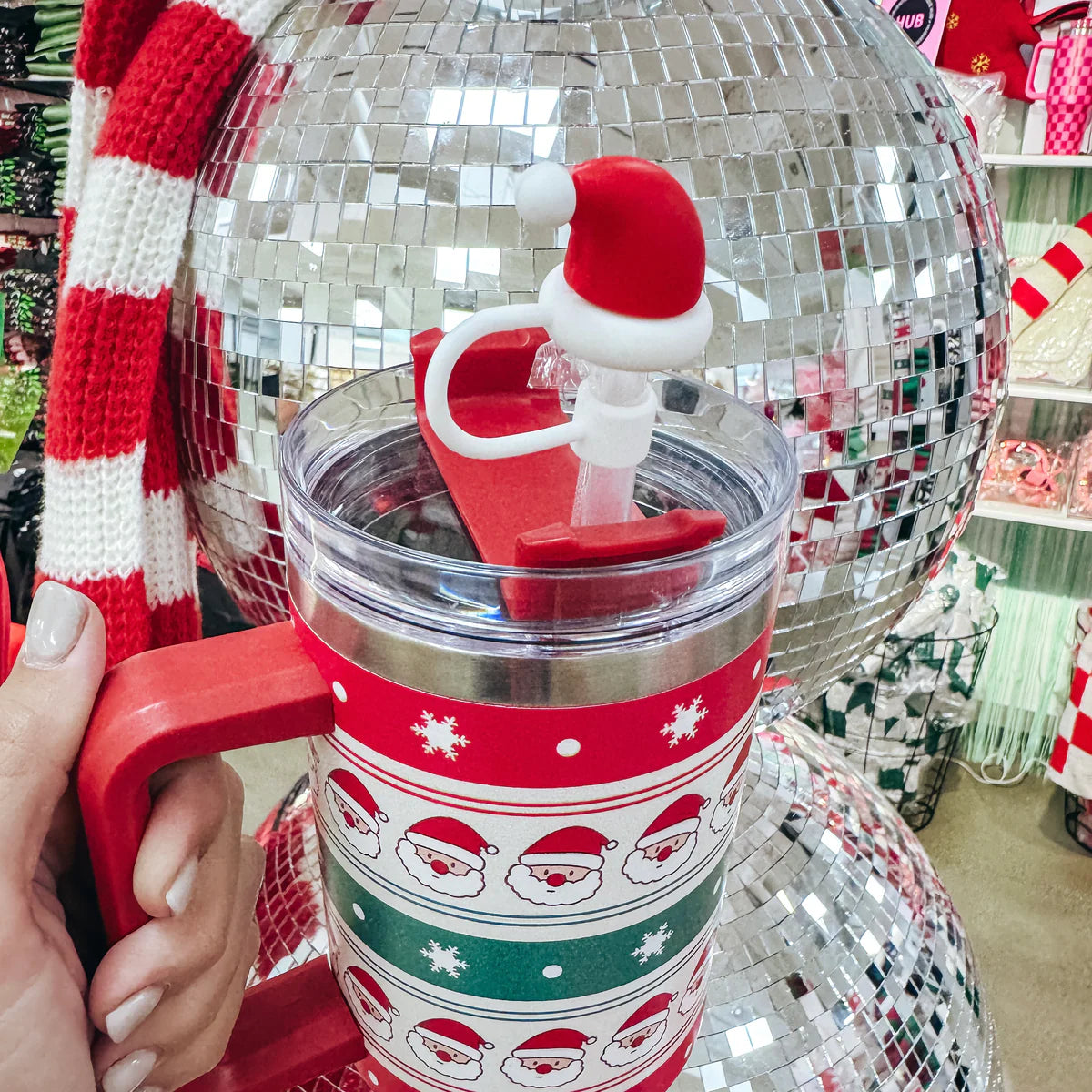 Christmas Straw Toppers