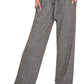 Drawstring Wide Leg Pants