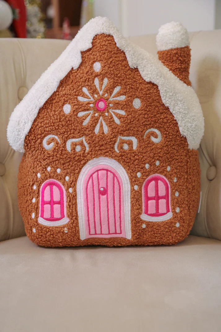 *PRE ORDER* Gingerbread House Pillow
