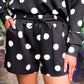 Luna Luxe Pullover Set- After Dark Polka Dot