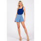 Game Day Checkered Overlay Skort