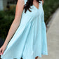 On the Daily Swing Dress - (Sky Blue)