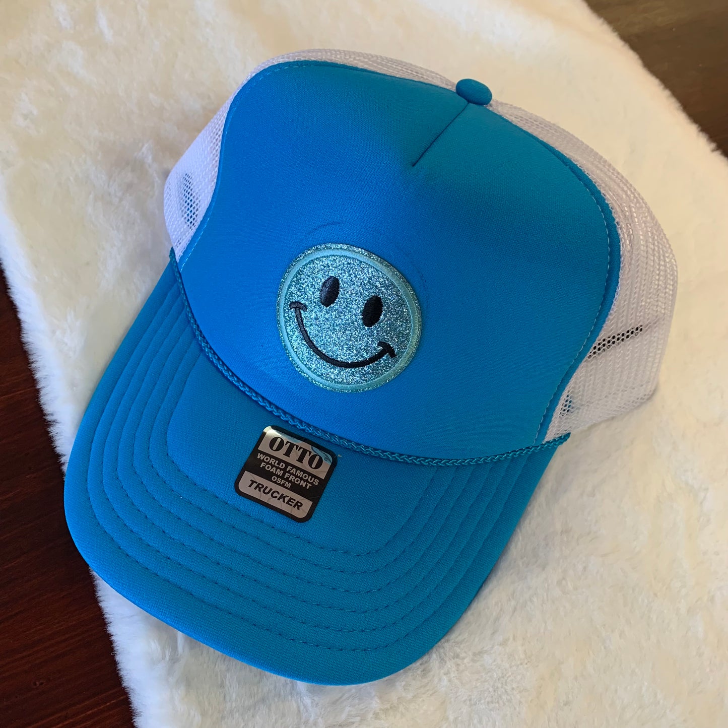 Happy Summer Embroidered Foam Trucker Hat