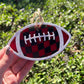 Checkered Football Car Freshie