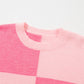 Be Mine Colorblock Sweater