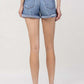 Patched Double Cuffed Shorts