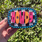Howdy Retro Concho Car Freshie