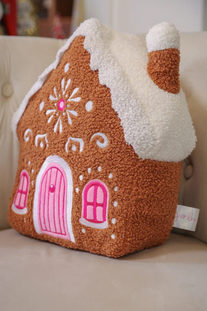 *PRE ORDER* Gingerbread House Pillow