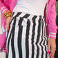 Nova Striped Denim Skirt