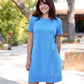 Mineral Wash Dress - Fun Times Ahead (Cobalt)