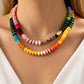 Set of Colorful Stone Necklaces