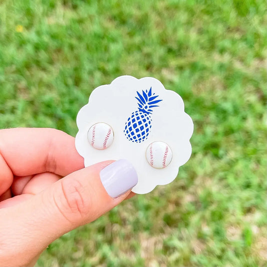 Sports Enamel Earrings