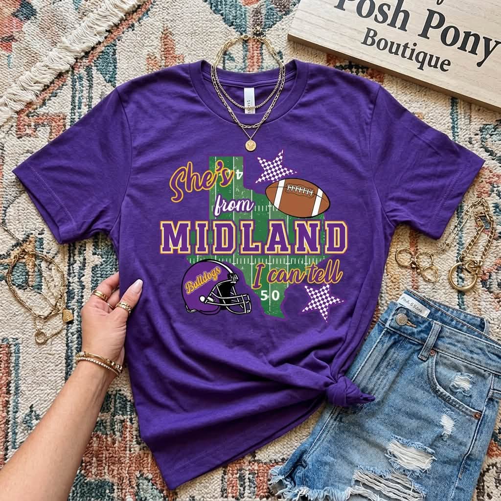 She's from Midland I can Tell- Bulldogs