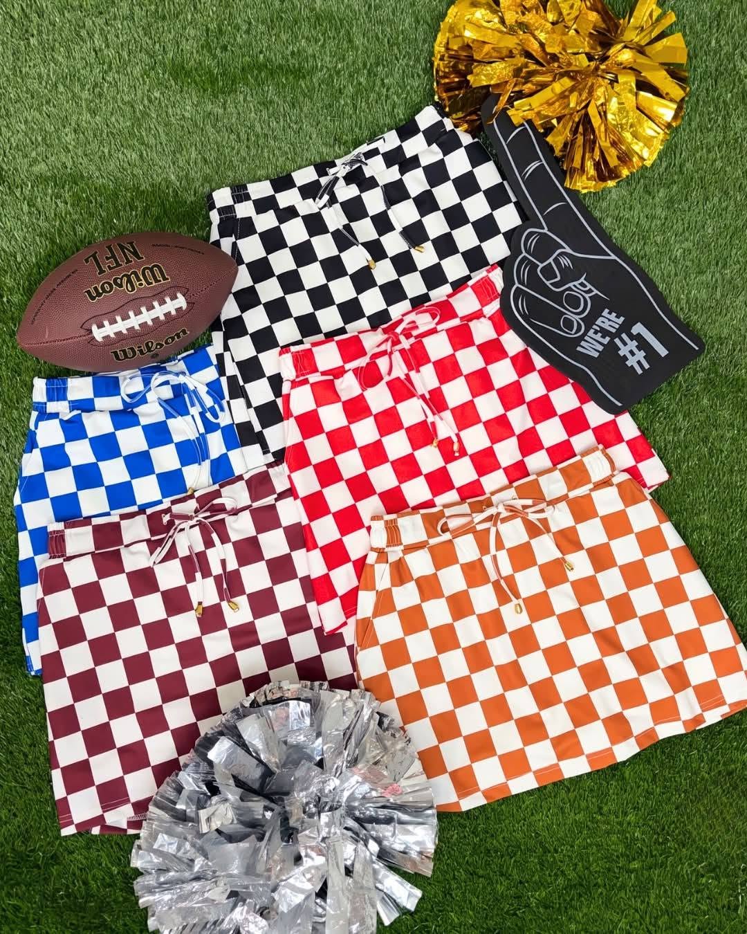 CHECKERED SKORT PREORDER
