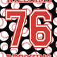 Personalized Name and Number Sports Blankets