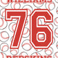 Personalized Name and Number Sports Blankets