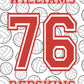 Personalized Name and Number Sports Blankets