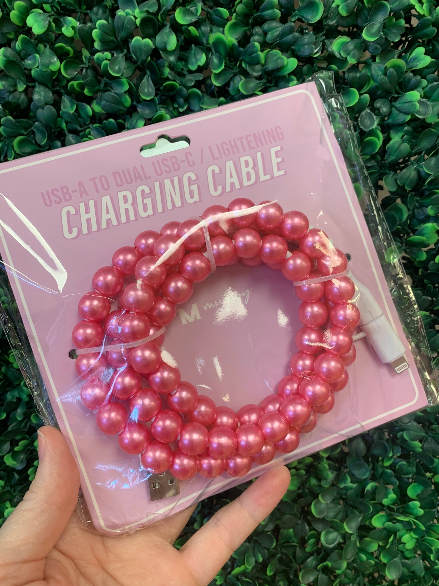 Dual Cable Beaded Chargers