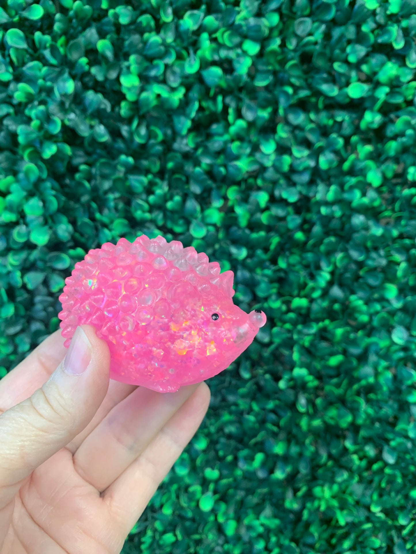 Glitter Hedgehog Squishies