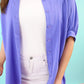 Oakley Oversized Blouse - Periwinkle