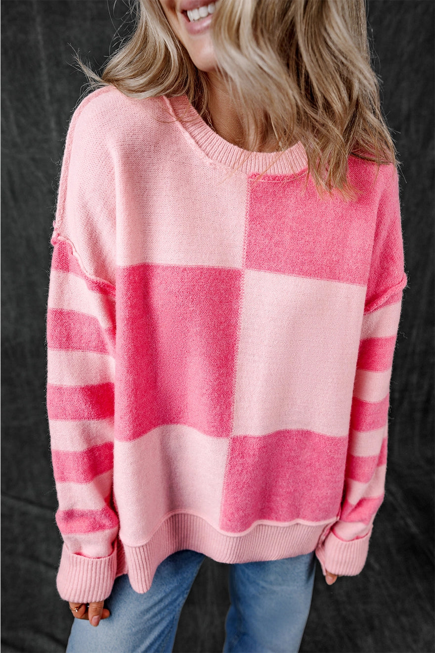 Be Mine Colorblock Sweater