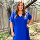 Everyday Shift Dress - Royal Blue