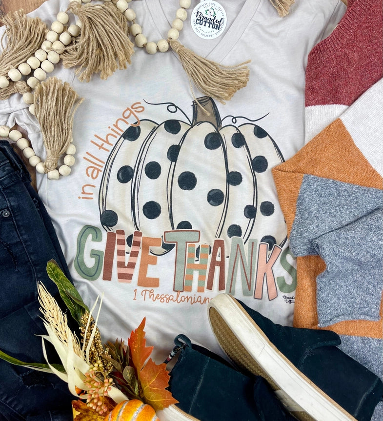 Give Thanks Pumpkin Tee