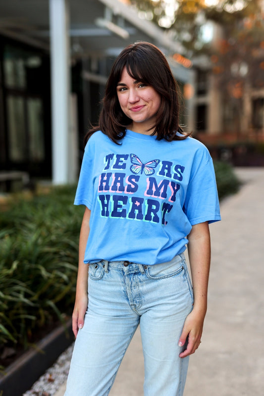 Texas Has My Heart - Sky Blue