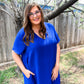 Everyday Shift Dress - Royal Blue