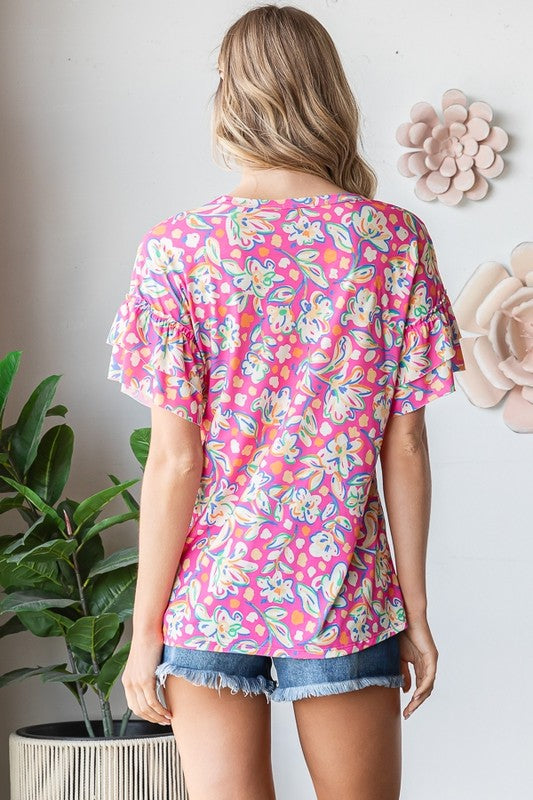 Brunch in the Flower Garden Top
