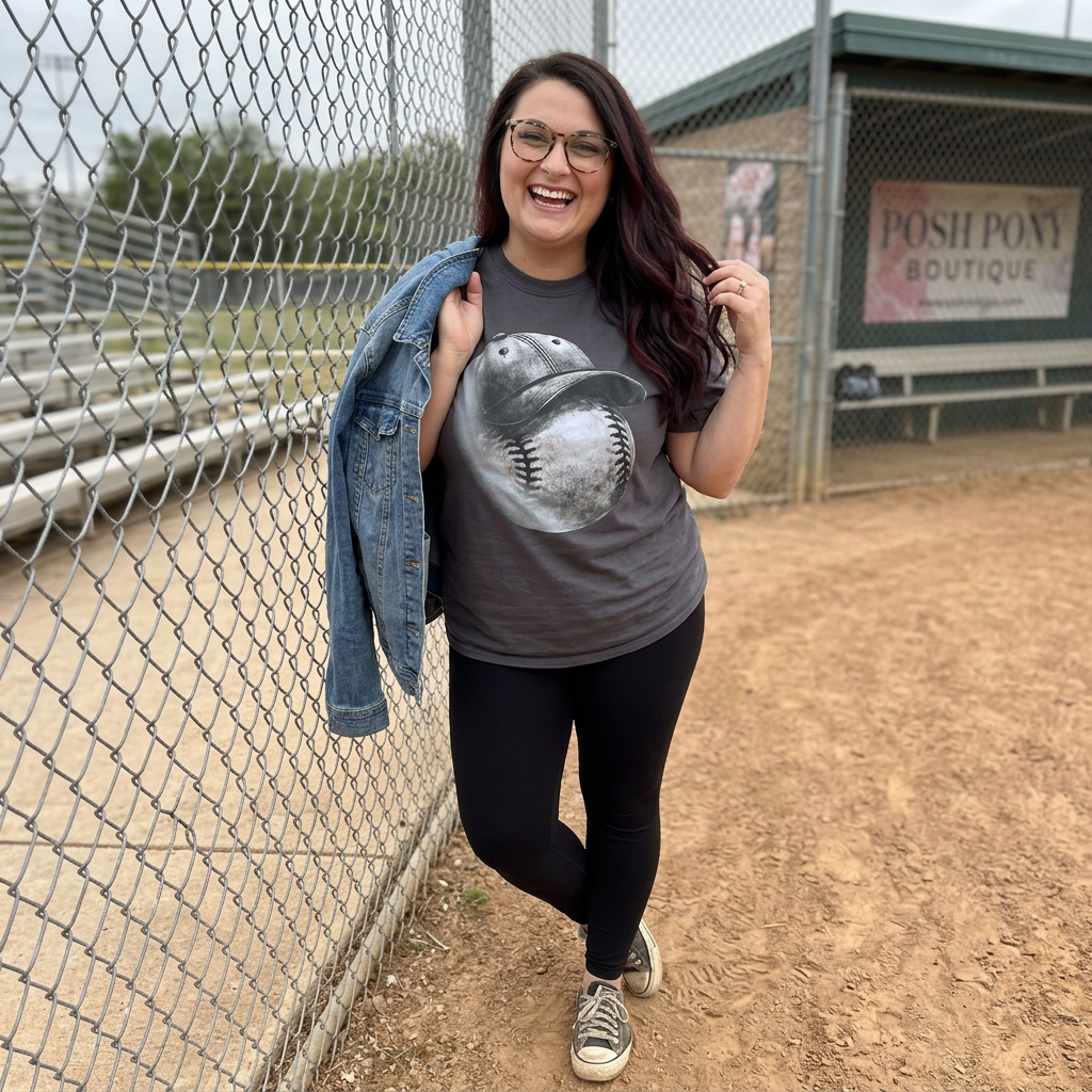 Monochrome Baseball Tee