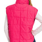 Puffer Vest- Pink