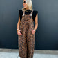 Cheetah Karli Boho Overalls