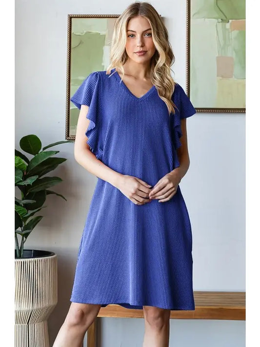 Royal Blue Urban Knit Dress