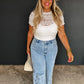 Floral Charm Wide Leg Jean
