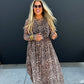 Carmen Sheer Cheetah Dress