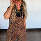 Cheetah Karli Boho Overalls