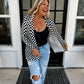 Letty Checker Cardigan