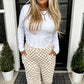 Bold Block Checkered Pants - Neutral