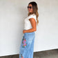 Evie Floral Embroidered Jeans