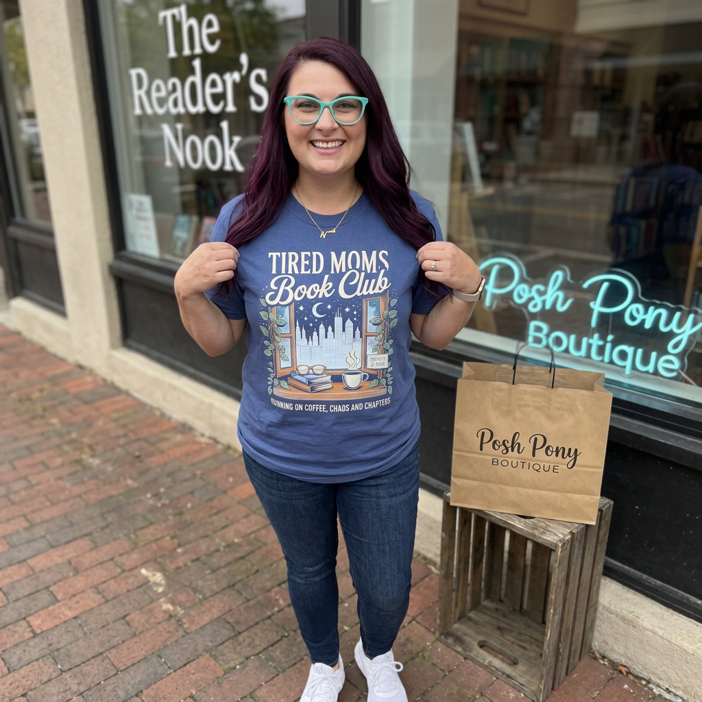Tired Moms Book Club Tee